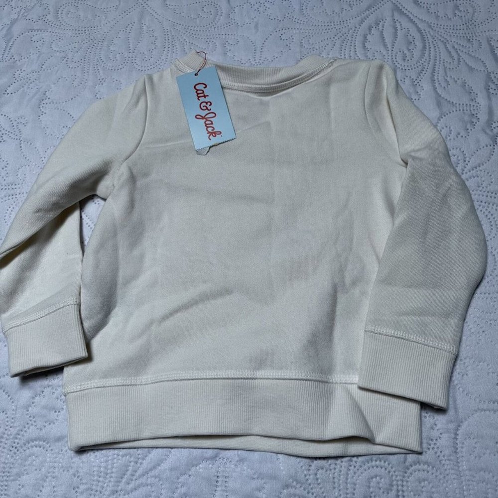 NWT Cat & Jack Star Sweatshirt Size 2T - Picture 4 of 4